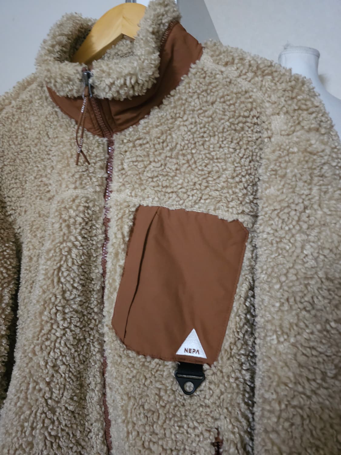 네파 뽀글이 플리스 자켓 베이지 상품이미지2