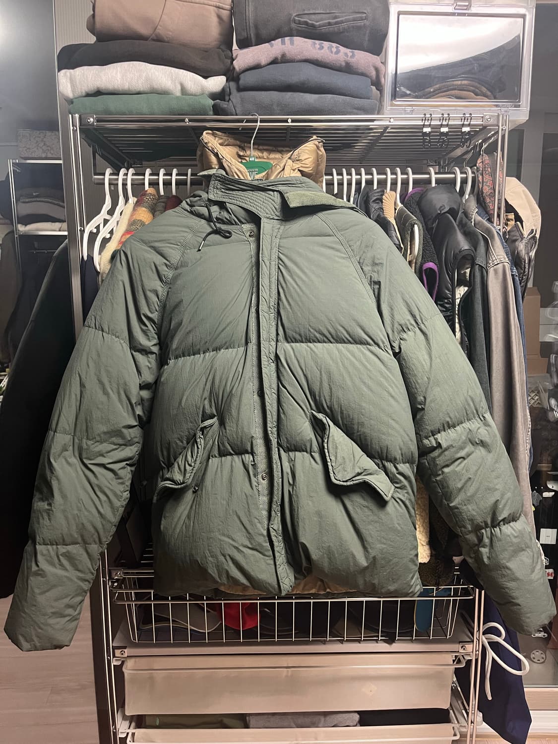 텐씨 아틱 카키 라이너 포함 46사이즈 상품이미지1