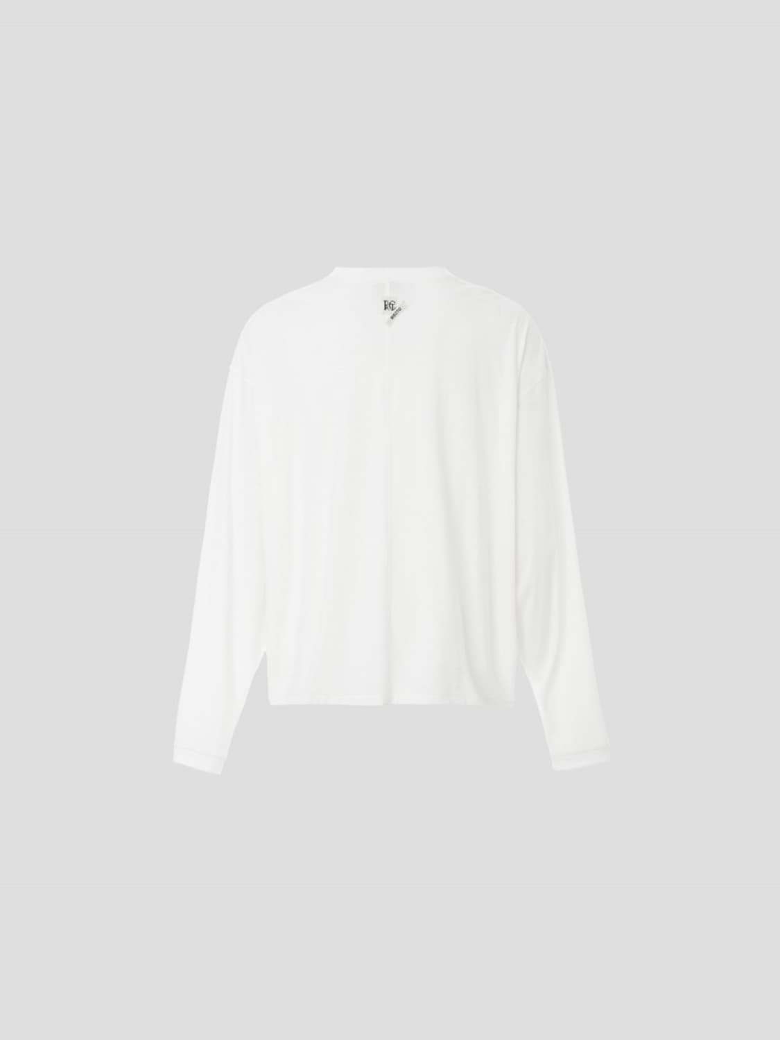 [새상품] 렉토 RC 로고 자카드 패치 오버사이즈 티셔츠 화이트 상품이미지2