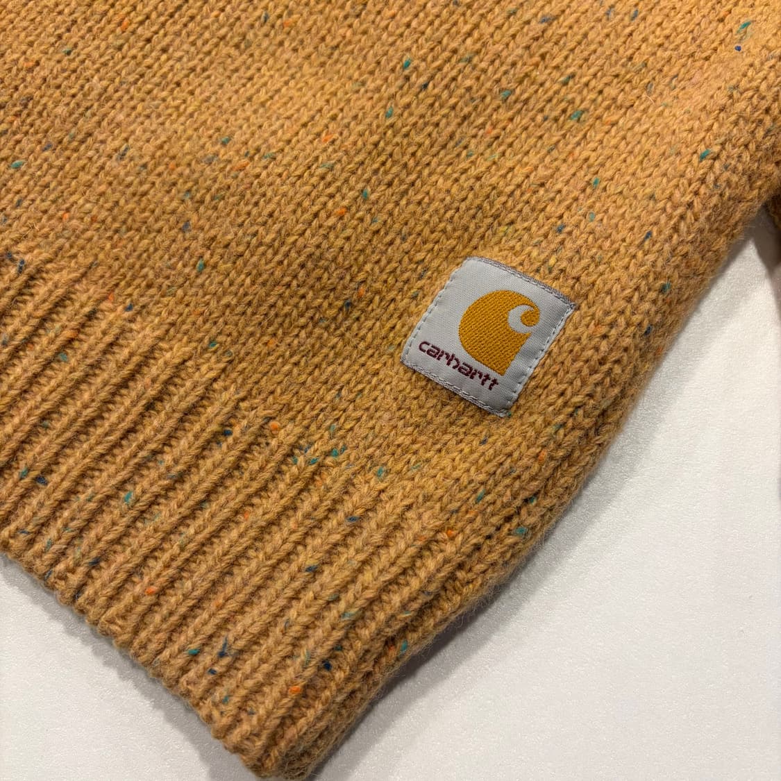 [L] 칼하트 WIP 잉글라스틱 브라운 니트 스웨터 D247 상품이미지5