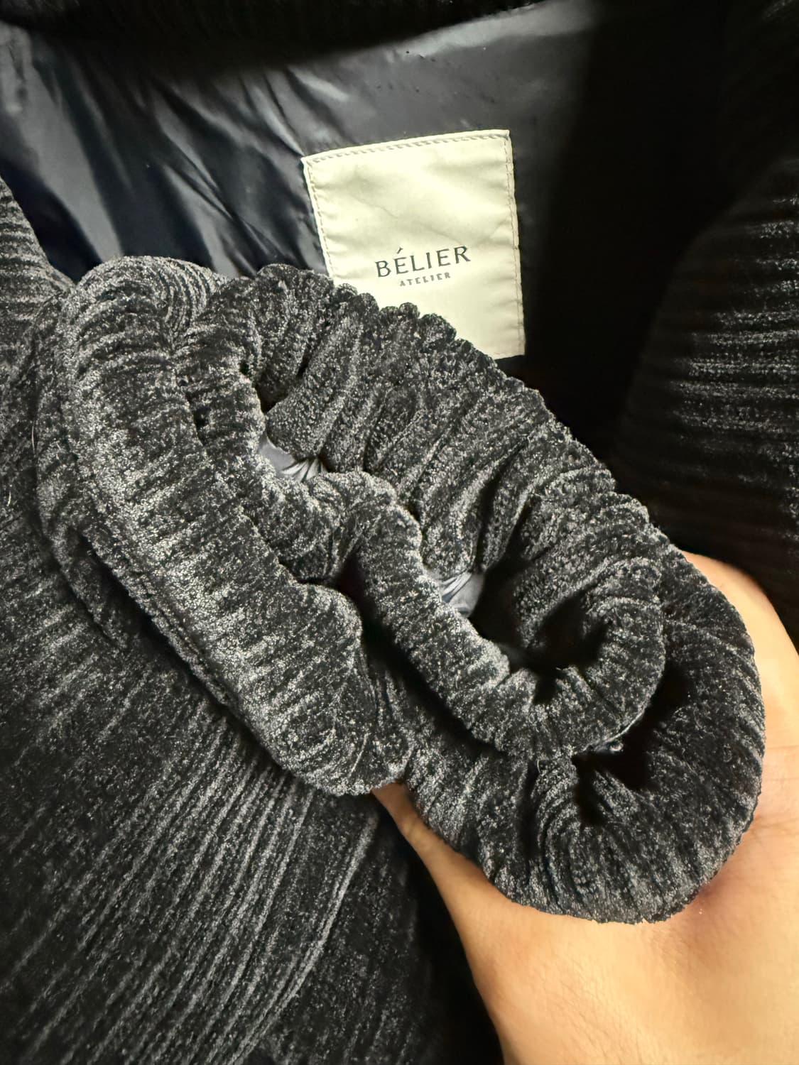 [M] 23fw 코듀로이 디테쳐블 구스다운 상품이미지7