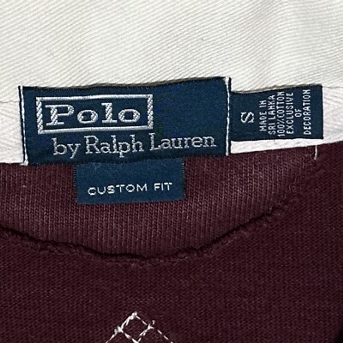 백로고 폴로 랄프로렌 카라 긴팔 티셔츠 상품이미지3