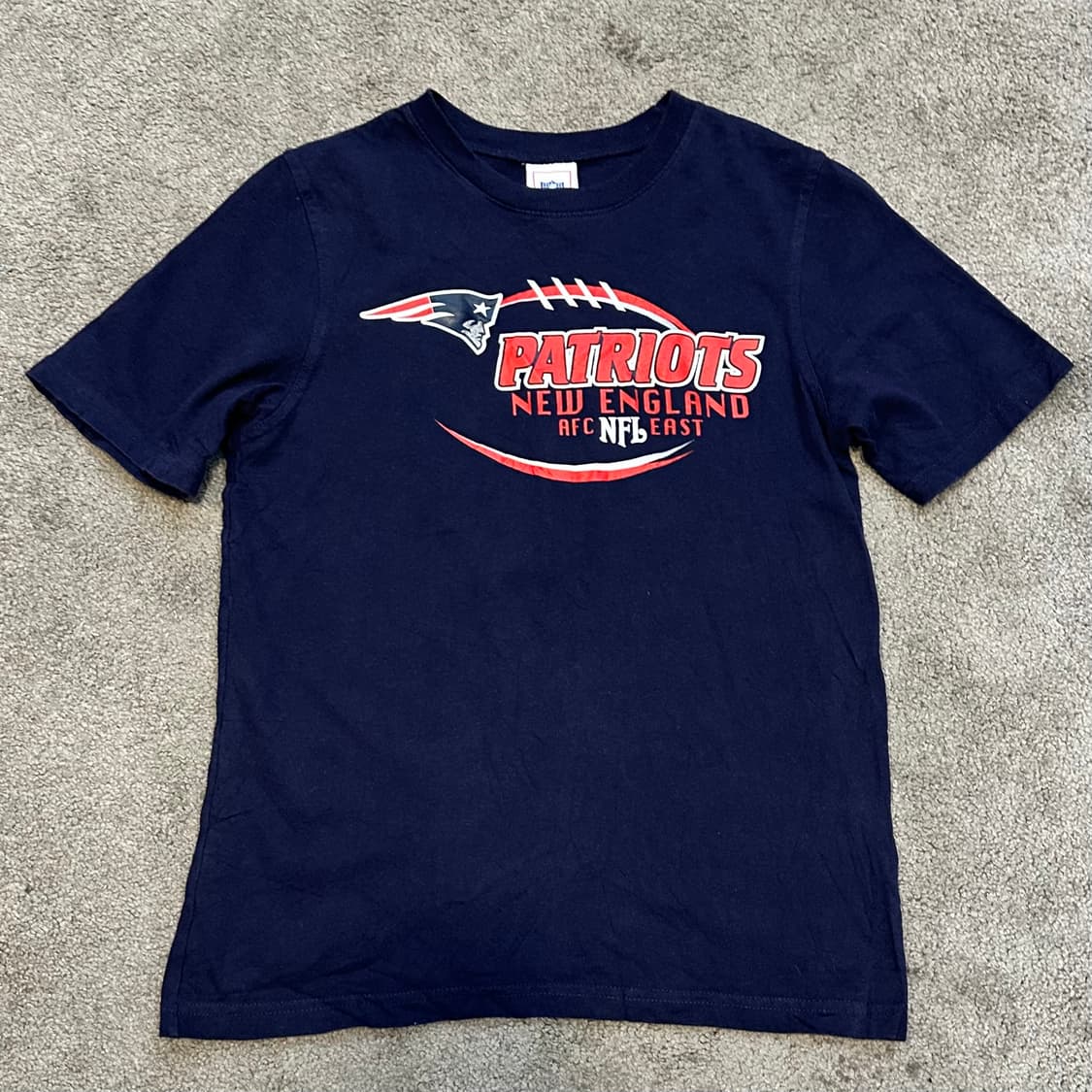 NFL 뉴잉글랜드 패트리어츠 네이비 아치 반팔티M 상품이미지1