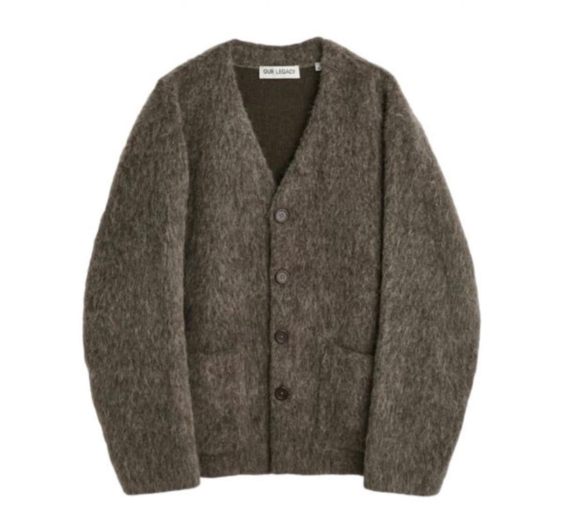 아워레가시 몰그레이 모헤어 가디건 상품이미지1