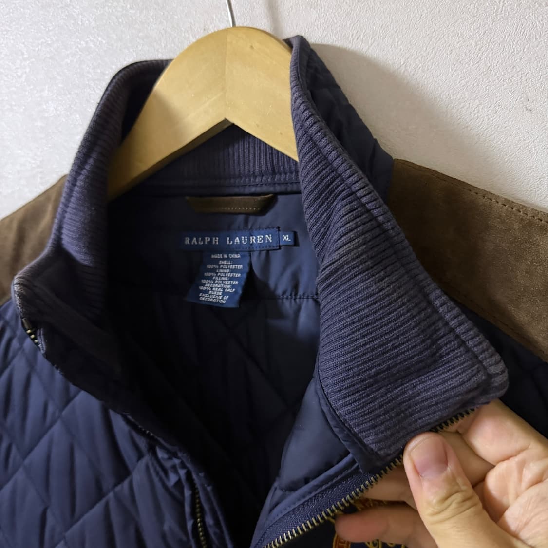 랄프로렌 여성 견장 퀄팅 베스트 XL (66-77정도) 상품이미지5