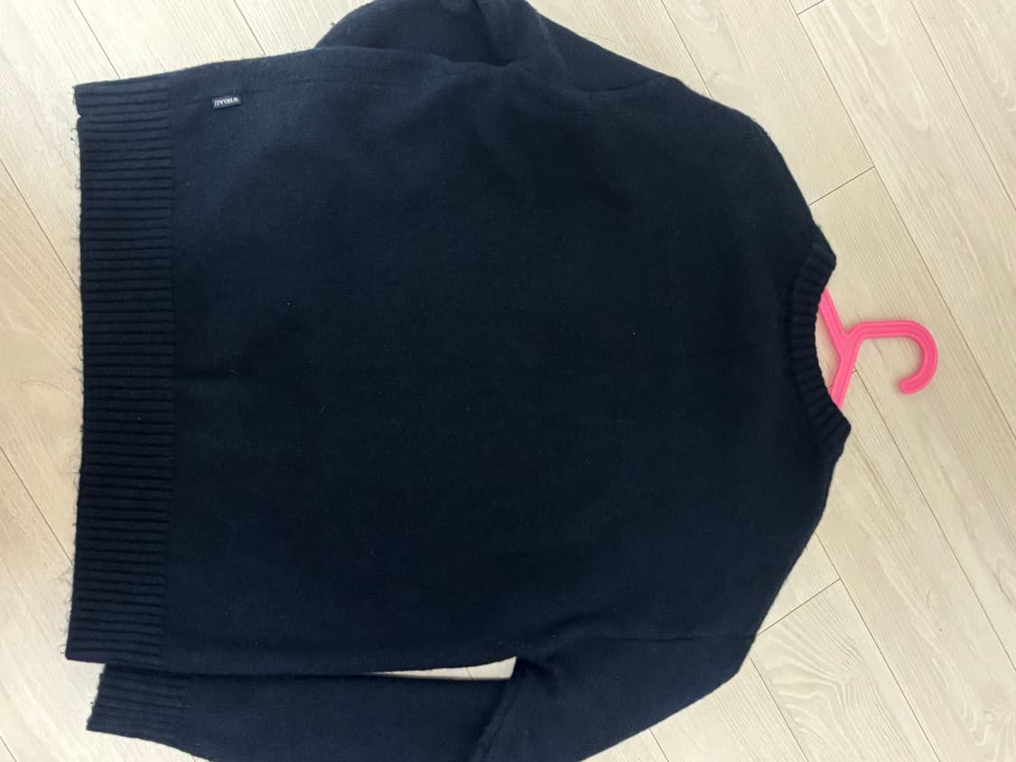 후아유 곰돌이 니트 네이비 s 상품이미지2