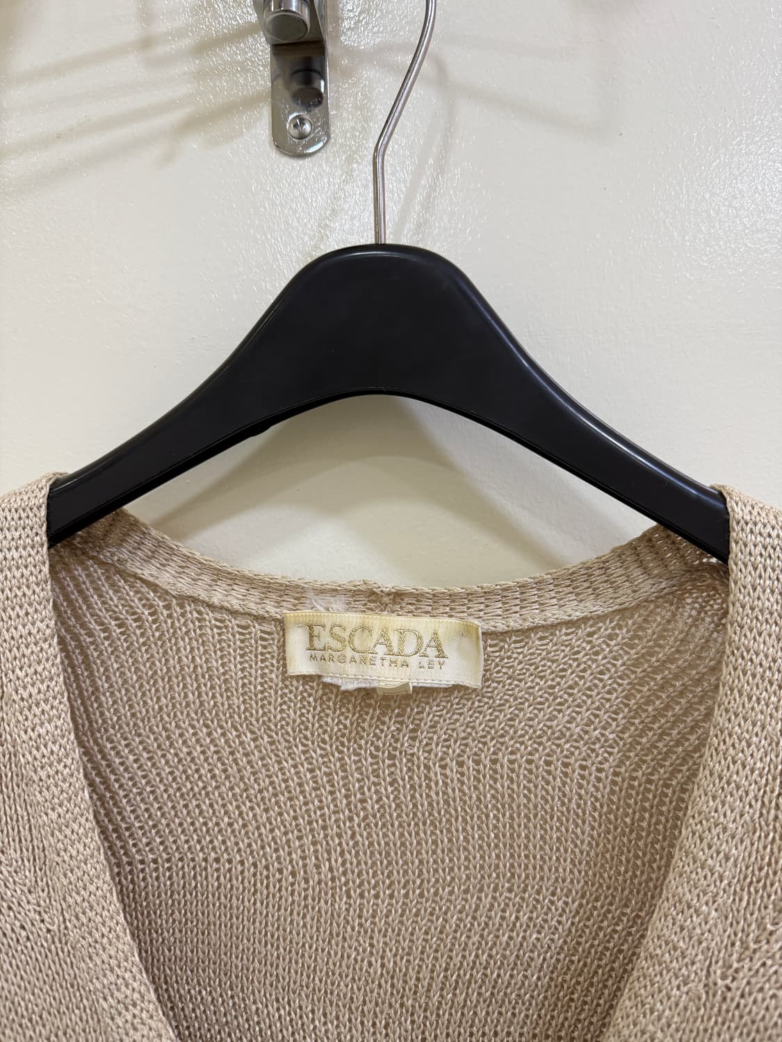 에스카다 베이지 롱 니트 가디건(정품) 상품이미지2