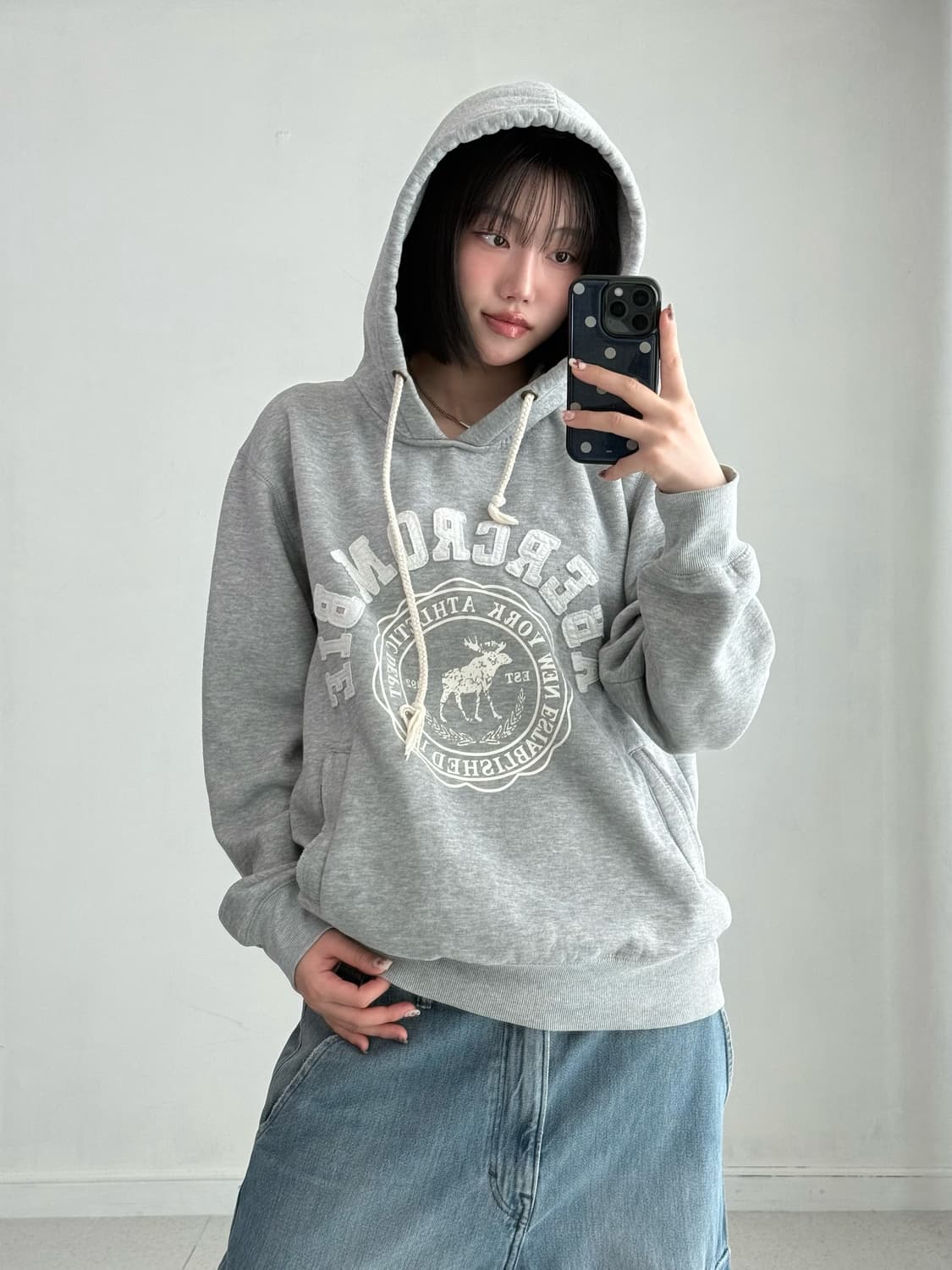 아베크롬비 그레이 스펠아웃 후드티 상품이미지3