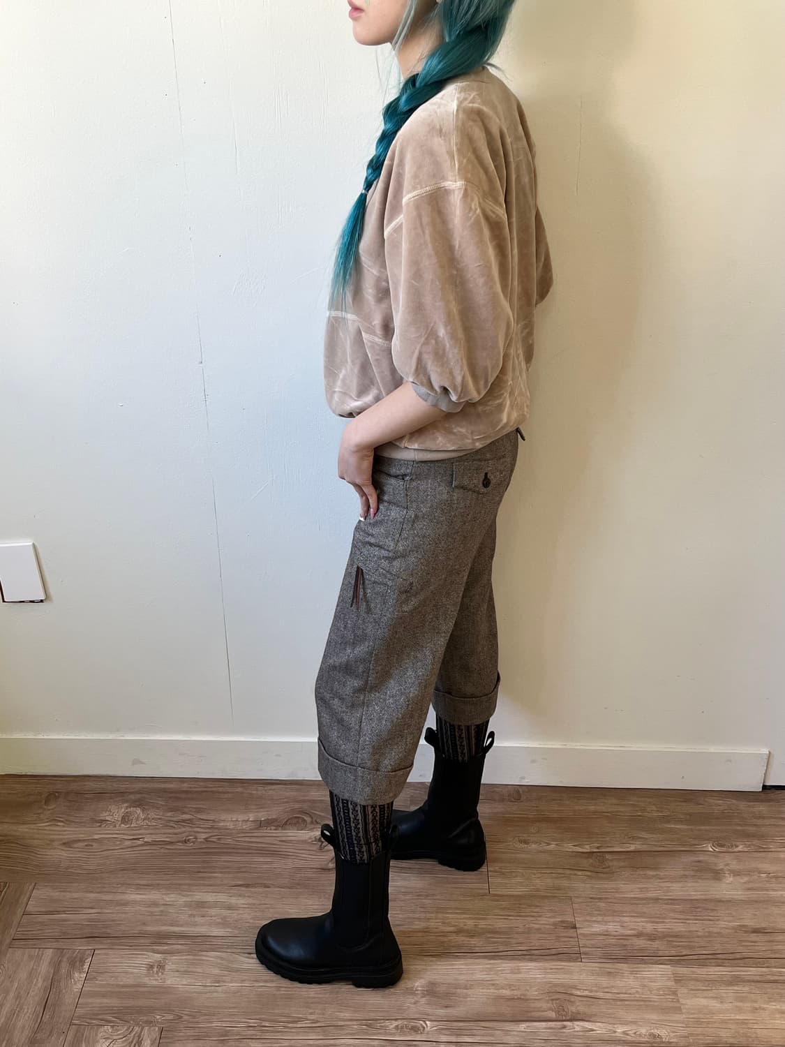 initial message 클래식 7부 팬츠 상품이미지7