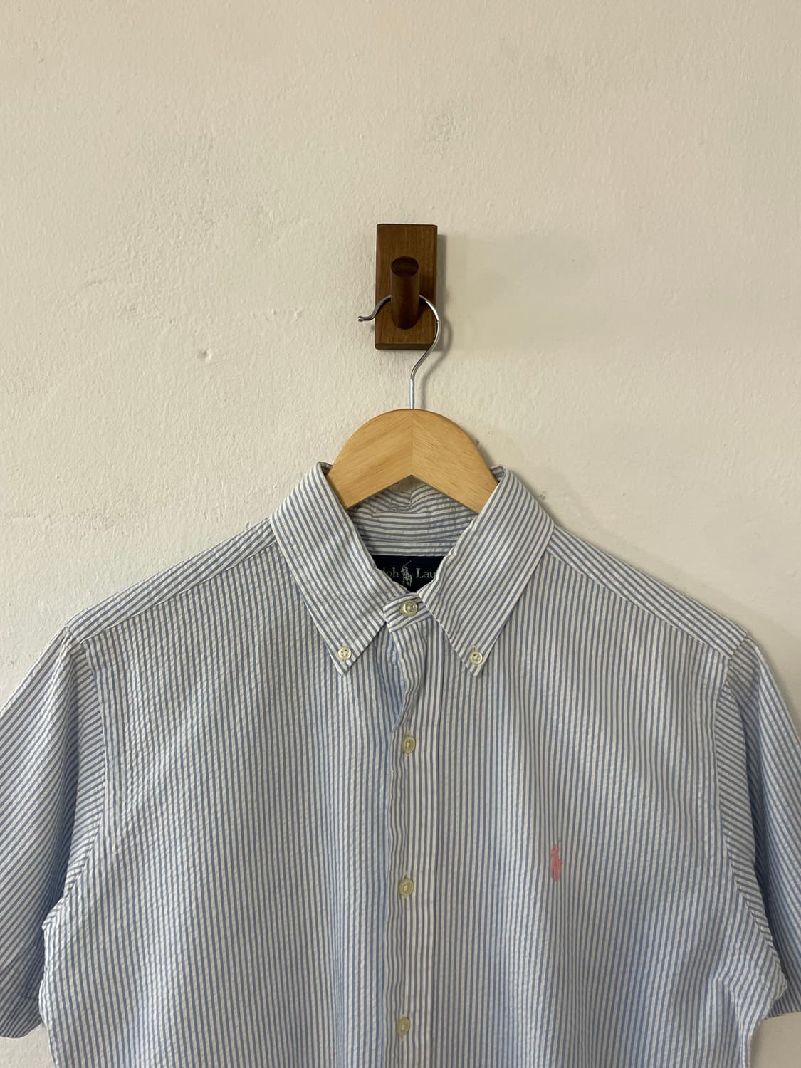 폴로 커스텀핏 스트라이프 셔츠  상품이미지4