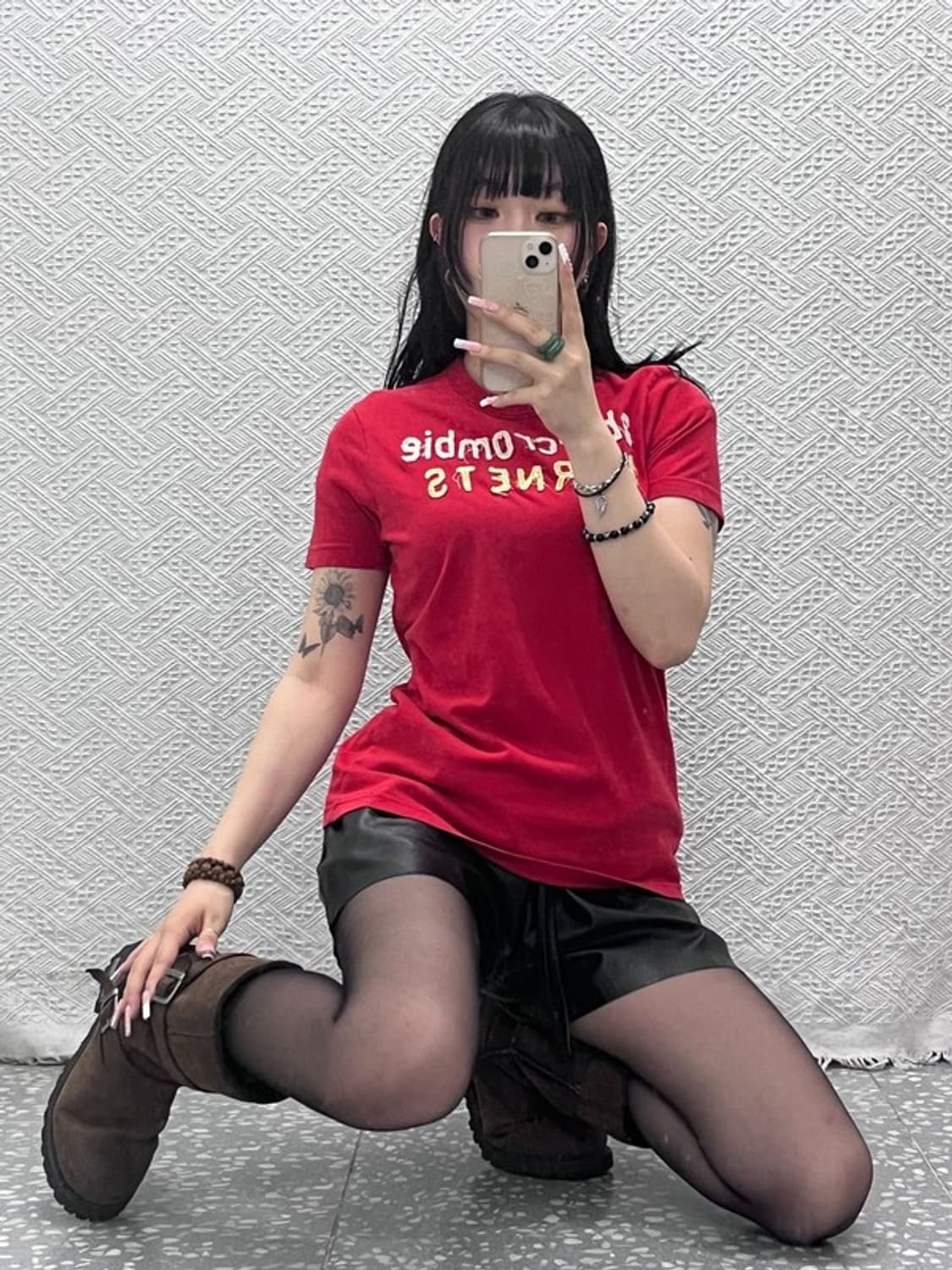 아베크롬비 Y2K 레트로 00's 그런지디테일 반팔티 XL C12296 상품이미지2