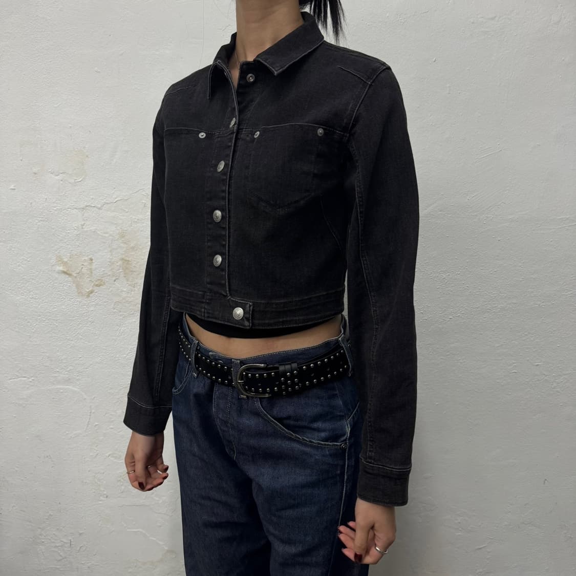 리바이스(Levi's) 차콜 코튼 LEJ 엔지니어드 쇼트 트러커 자켓 상품이미지1