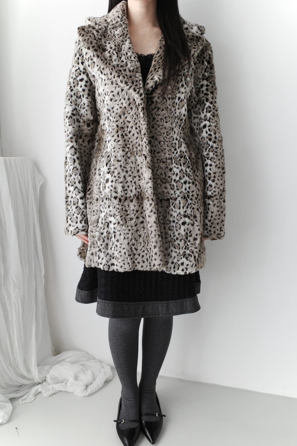 tomboy) leopard fur jacket 상품이미지5
