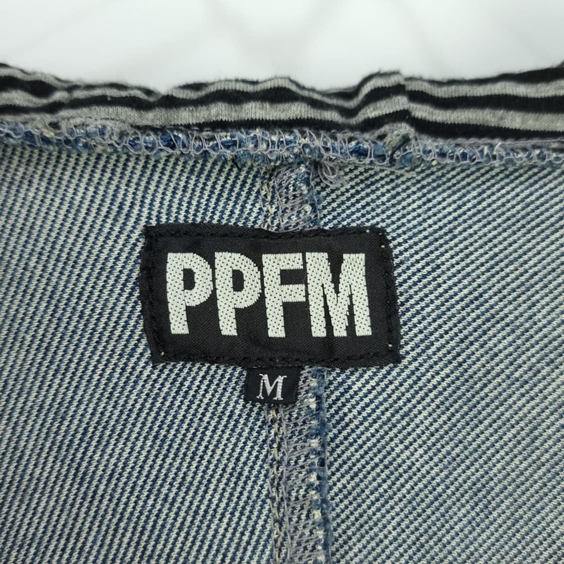 [PPFM] 빈티지 가공 반팔 데님 후드 자켓 M15463 상품이미지6
