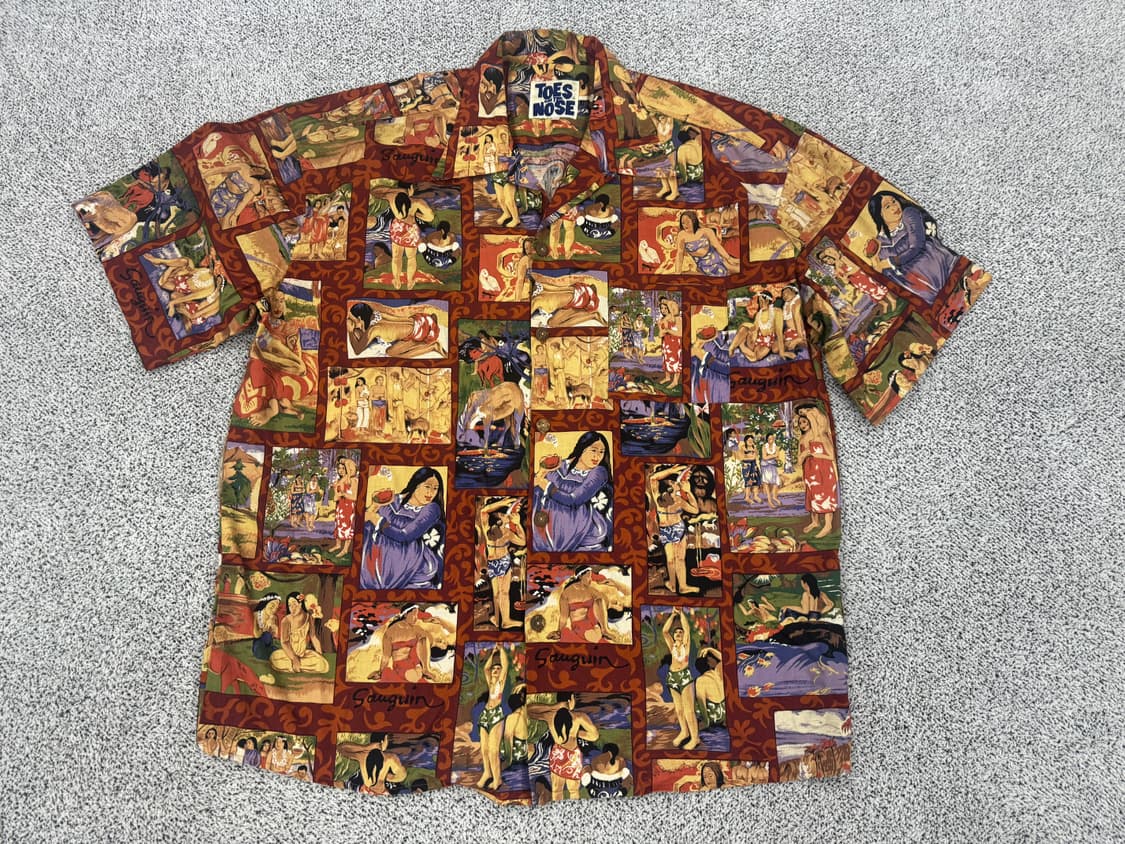 TOES ON THE NOSE USA 90s 하와이안셔츠 상품이미지1