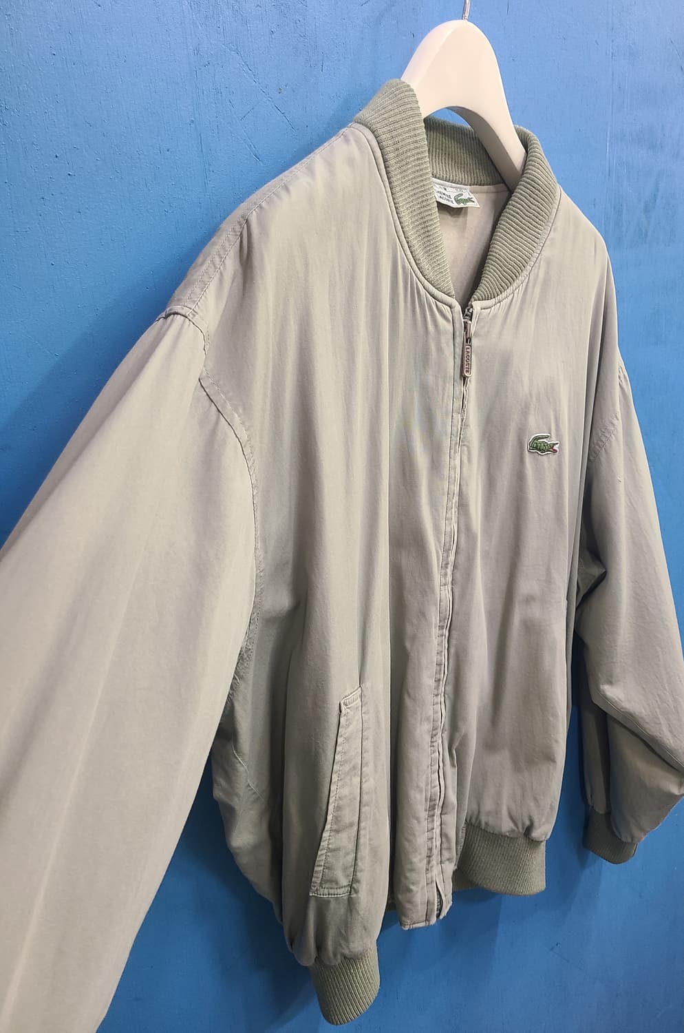 90s 빈티지 라코스테 봄버블루종항공자켓 상품이미지3