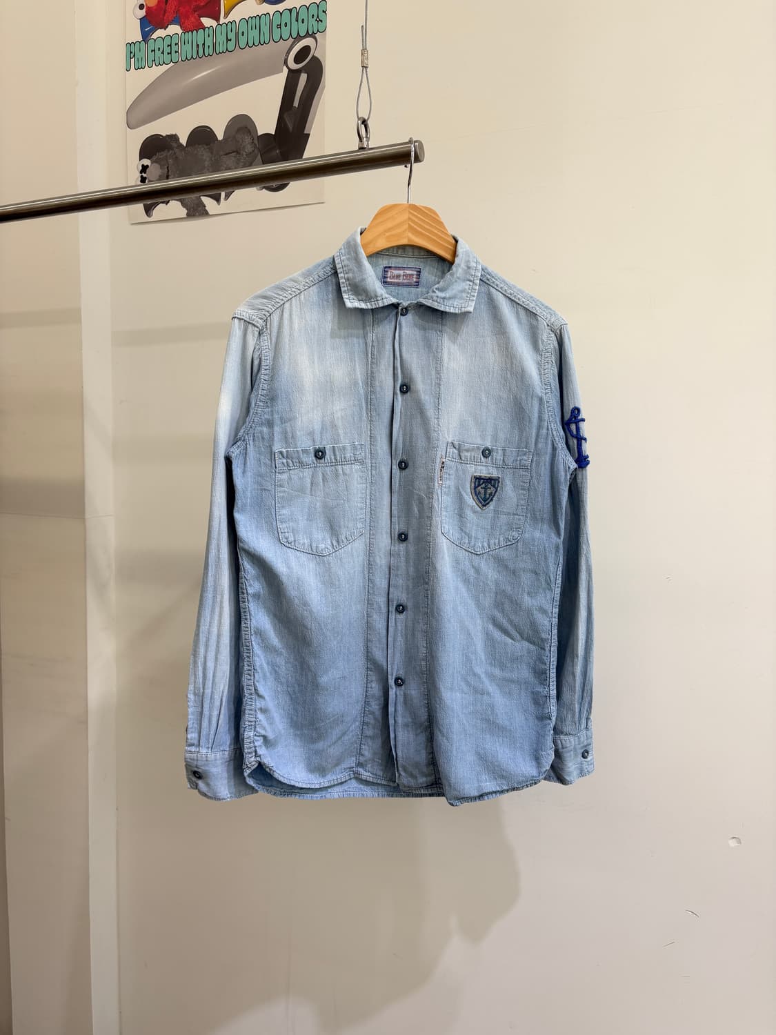BLUE BLUE(Made in Japan) 데님셔츠 상품이미지1