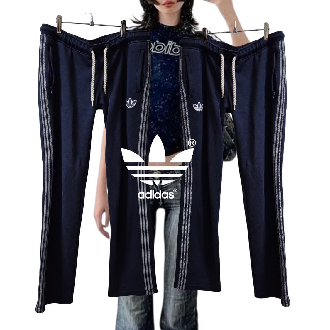 ADIDAS y2k Deep Blue track pants 상품이미지1