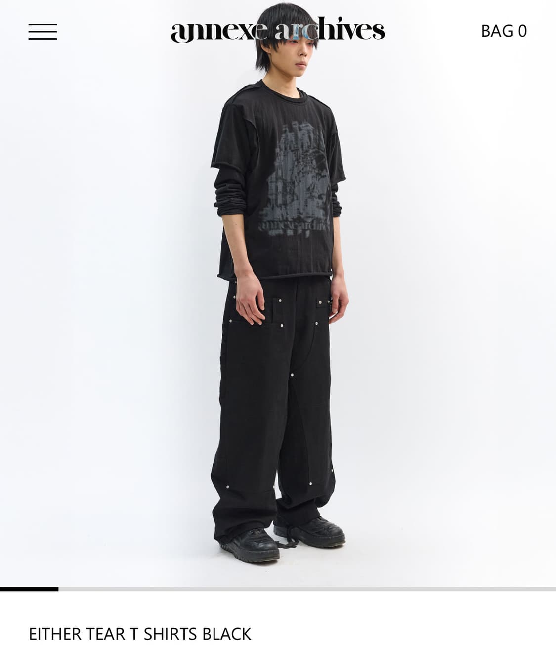 아넥스 아카이브 티셔츠 1사이즈 상품이미지1