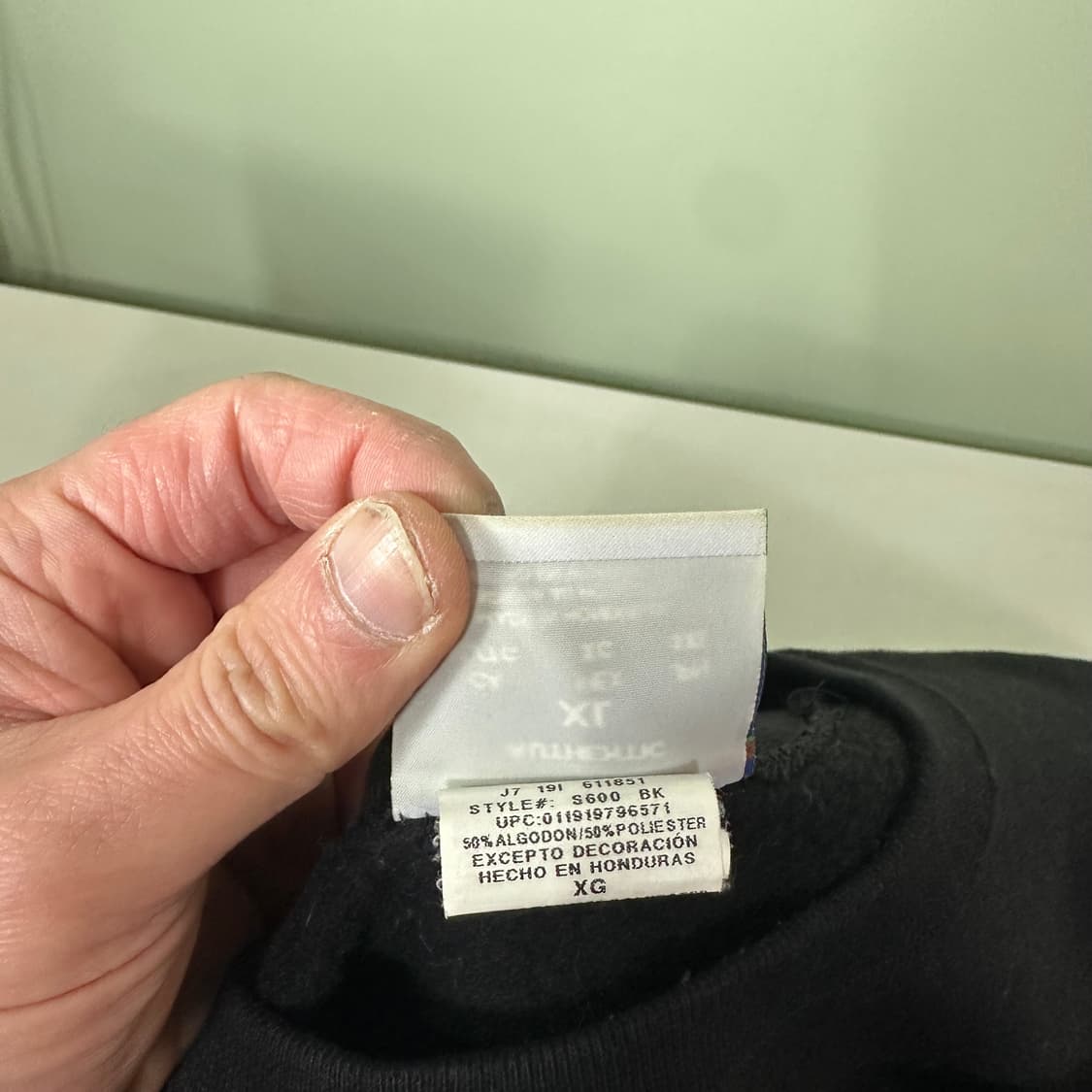 XL 챔피온 USA 루즈오버핏 블랙 스웻맨투맨  상품이미지4