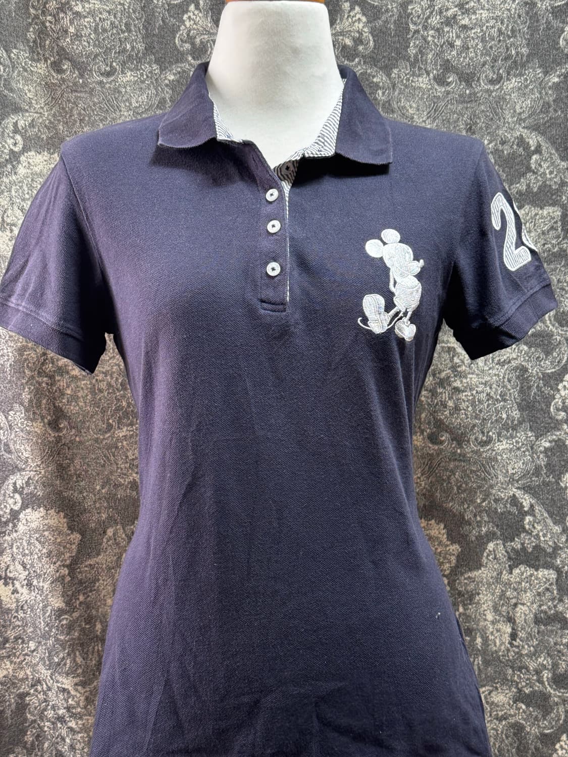 ignio 디즈니 미키마우스 카라 반팔 상품이미지2