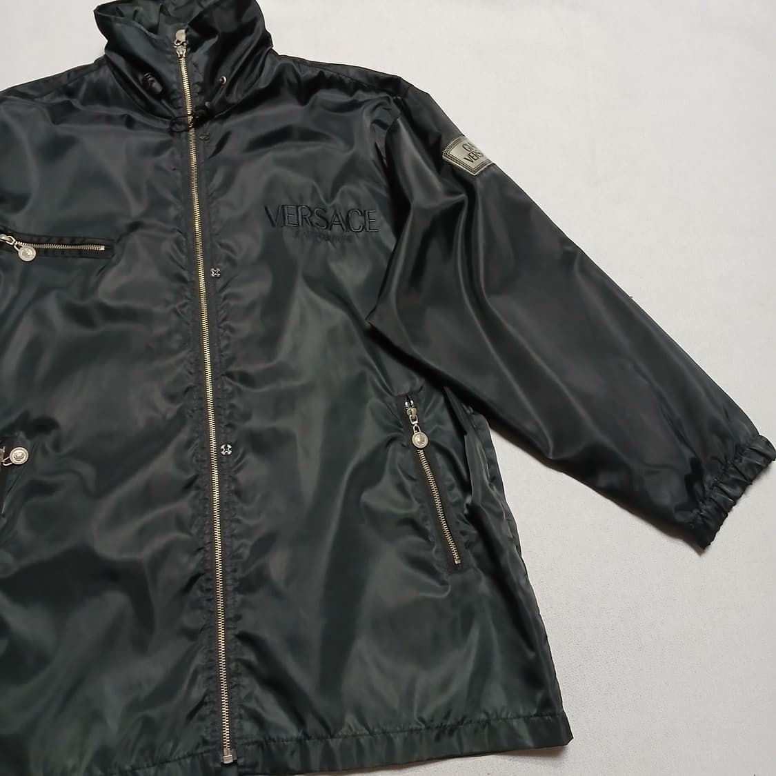 90s 베르사체 빅로고 빈티지 오버핏 자켓 올드스쿨 상품이미지5