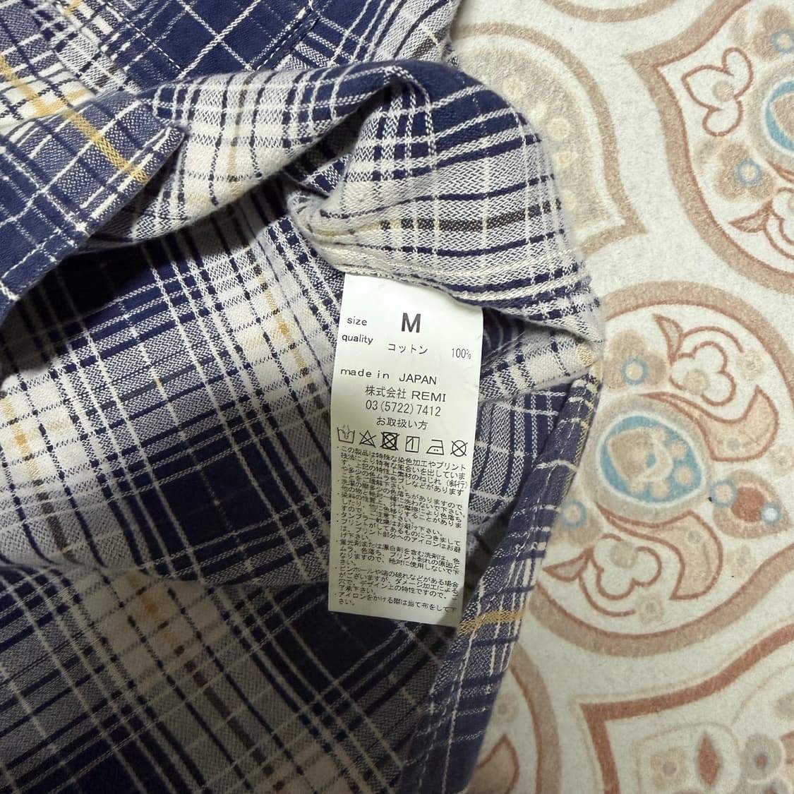 레미릴리프 체크 플란넬셔츠 상품이미지5