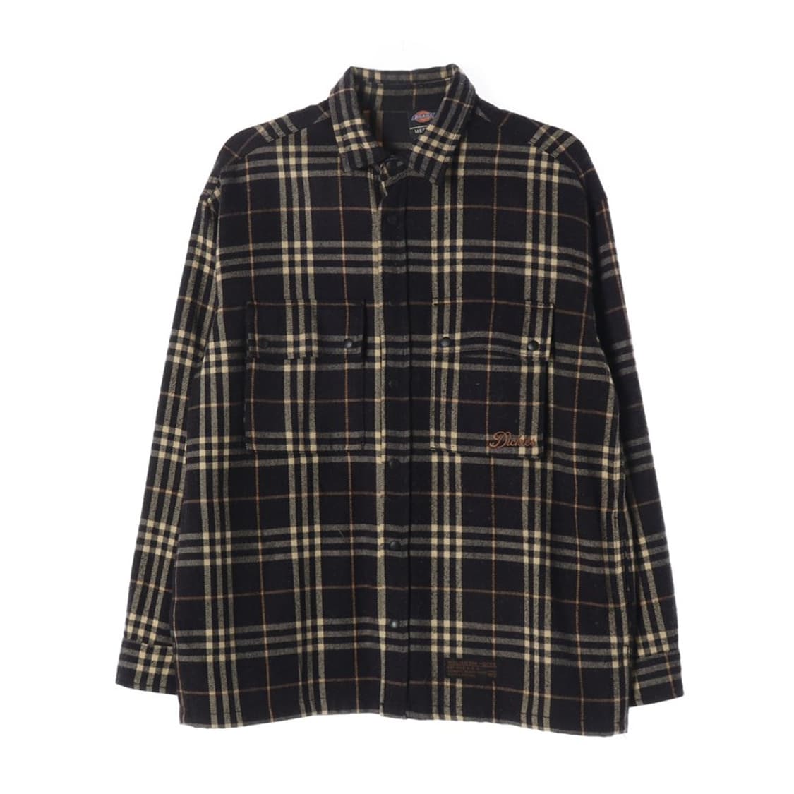 디키즈 윌리엄슨 빅로고 자수 체크 셔츠 자켓 M 상품이미지1