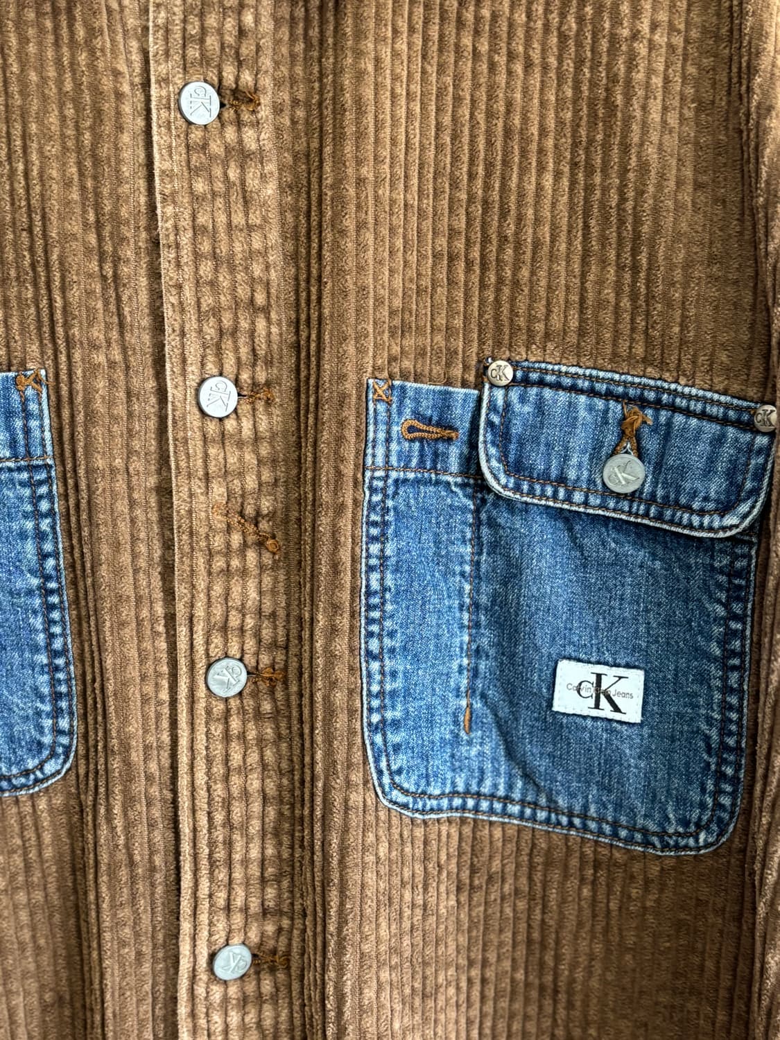 Old Calvin Klein Jeans Corduroy Shirt 상품이미지2