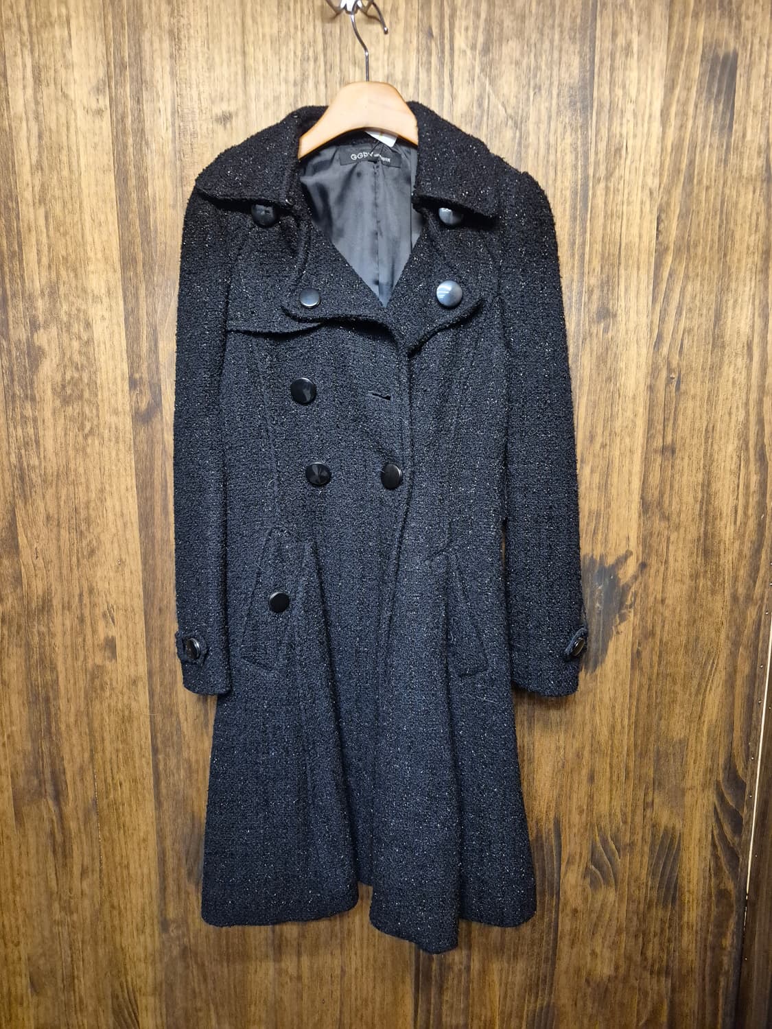 GGPX BLACK GLITTER COAT  상품이미지2