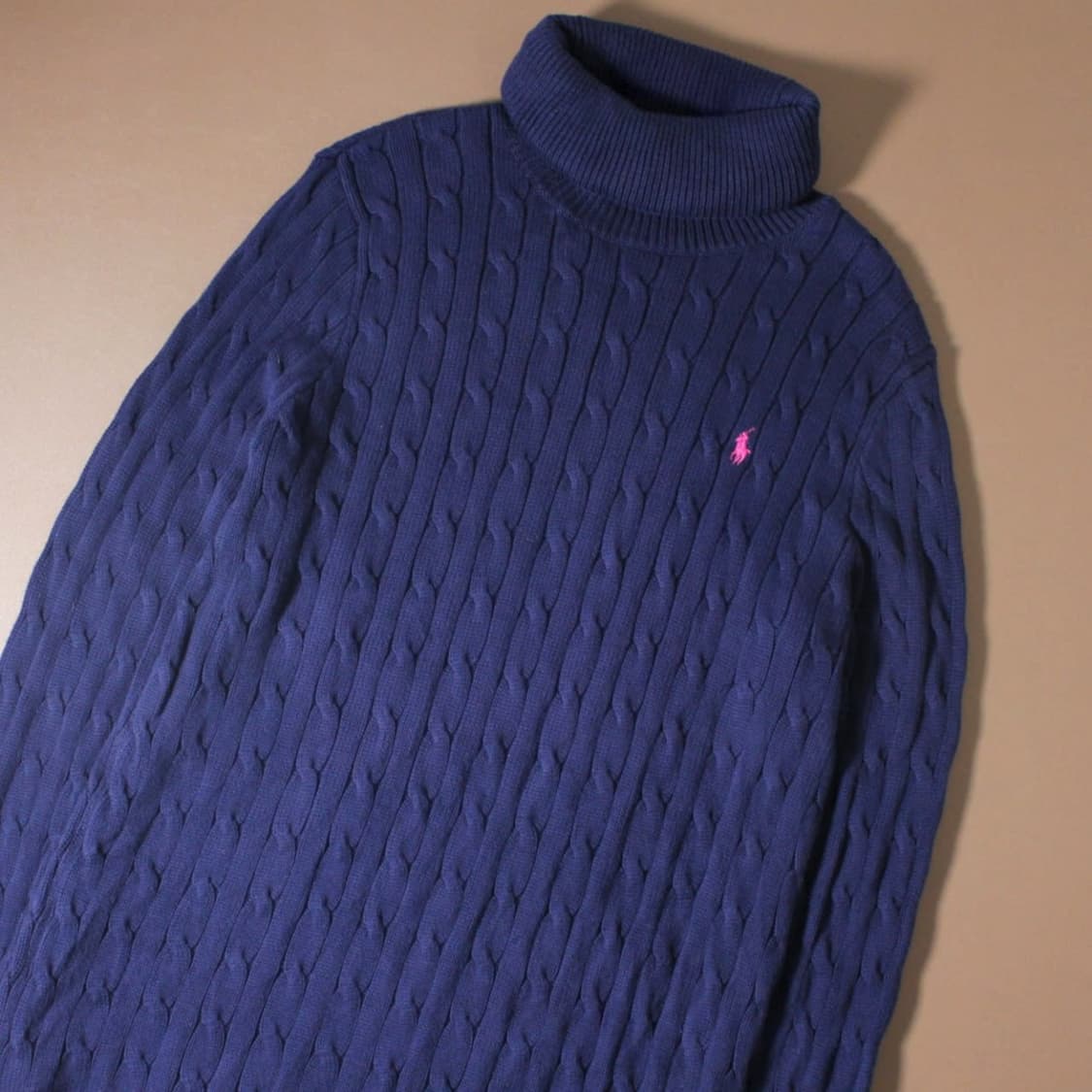 00's Polo 폴로 랄프로렌 케이블 터틀넥 니트 상품이미지2