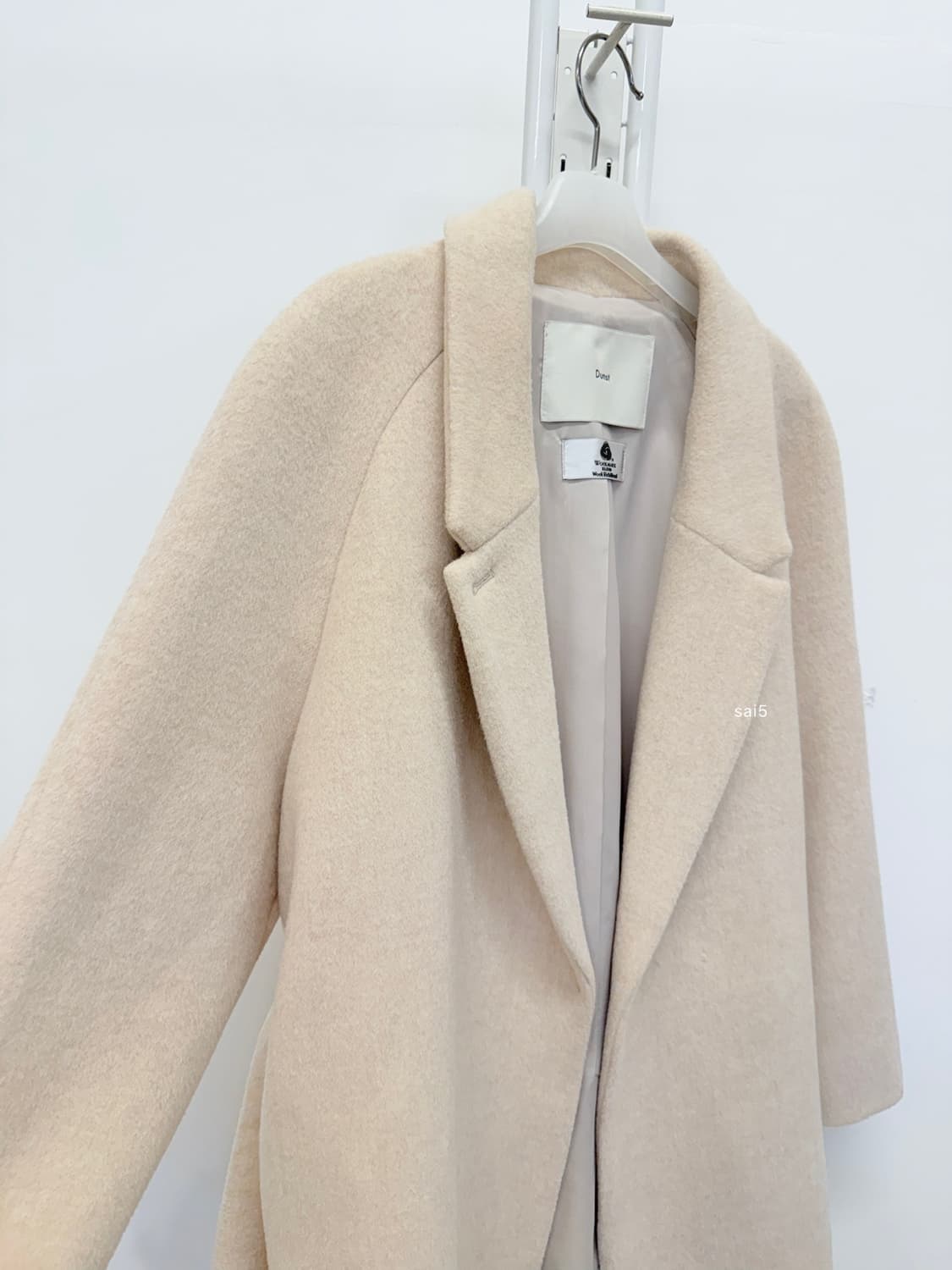 던스트 레글런 벨티드 울코트 상품이미지3