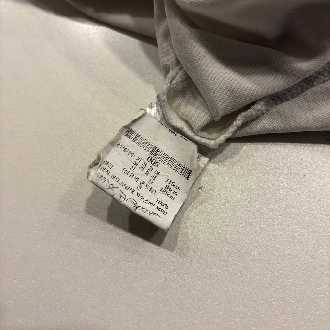 [2XL] 메종키츠네 반팔 티셔츠 화이트 더블폭스 수입택 C434 상품이미지6