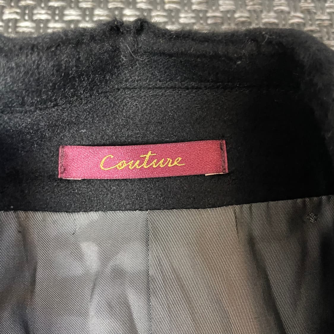 Couture 로가디스 캐시미어 100 블랙 싱글코트 95 상품이미지3