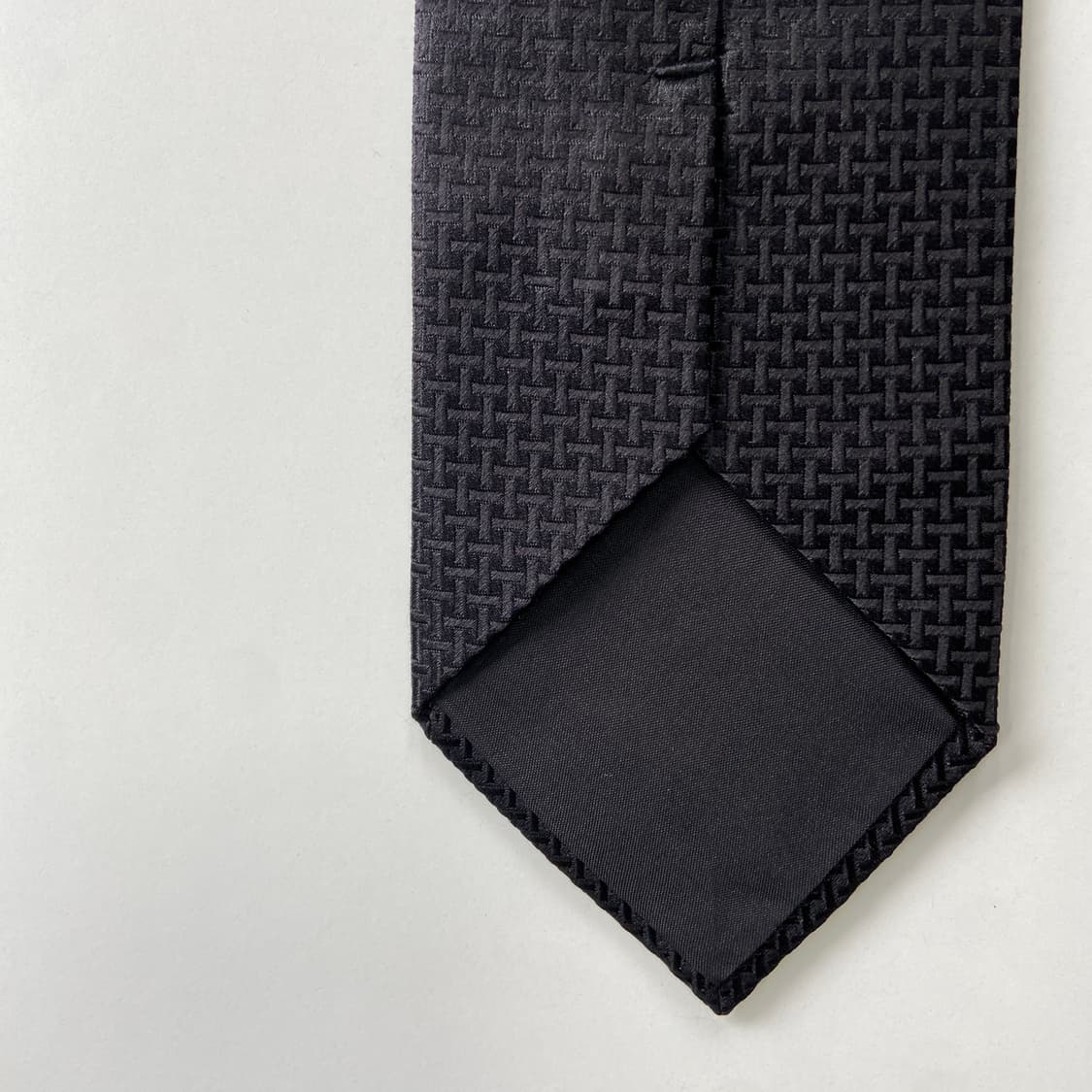 Luxury Homme 블랙 넥타이 8.6cm 상품이미지7