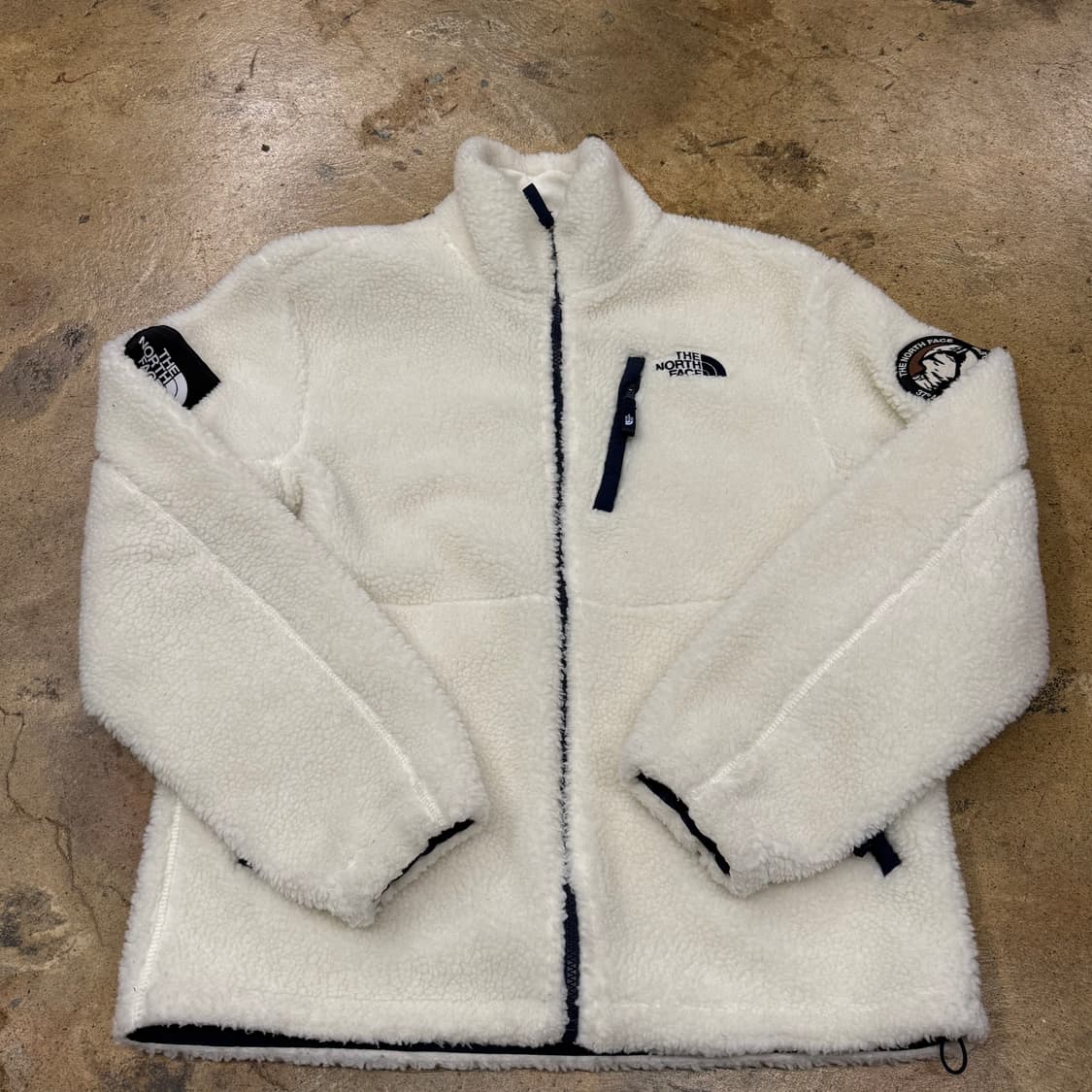 [정품/L] 노스페이스 뽀글이 플리스 아이보리 b18 상품이미지2