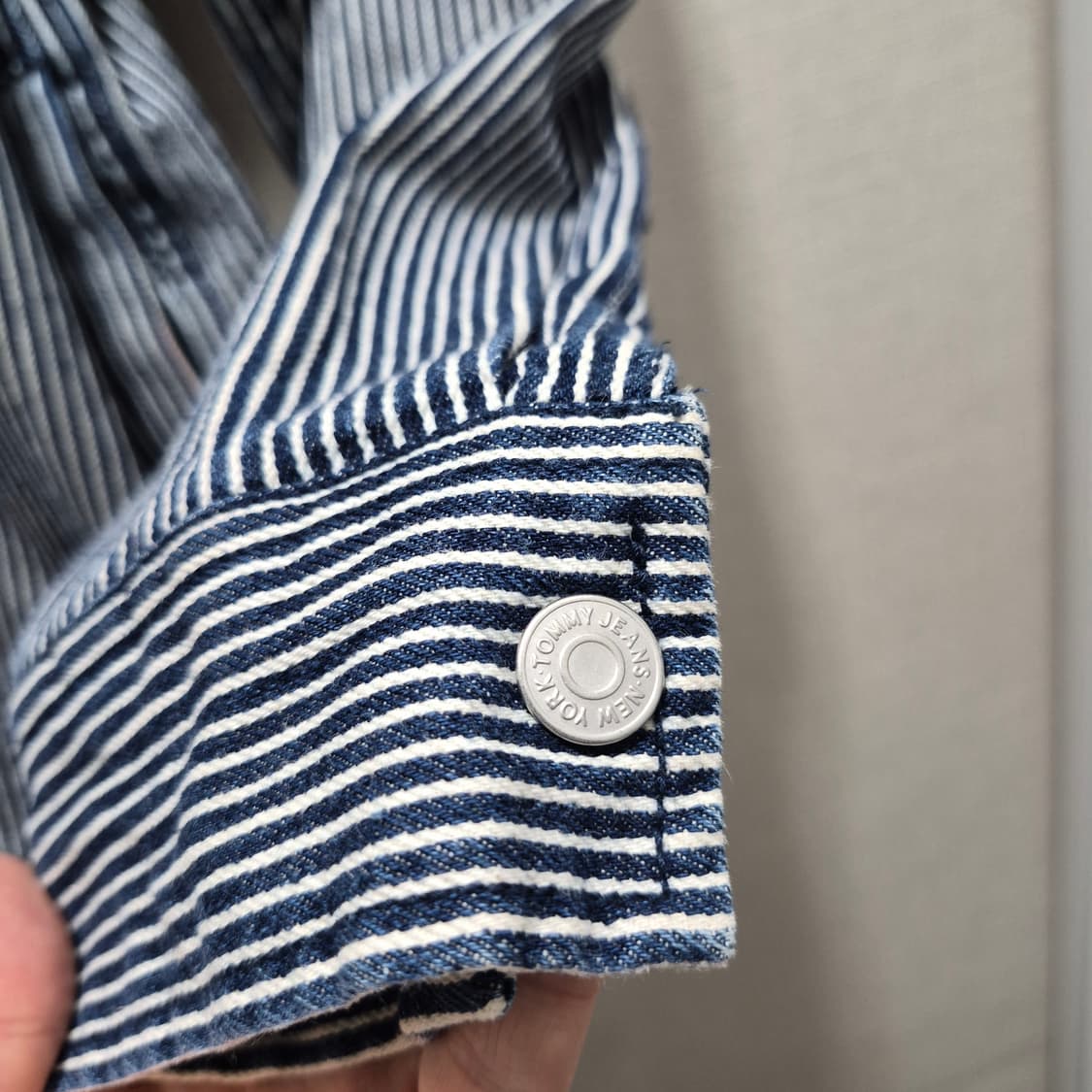 (XS) 타미진스 스트라이프 박시 오버 셔츠 자켓 상품이미지5