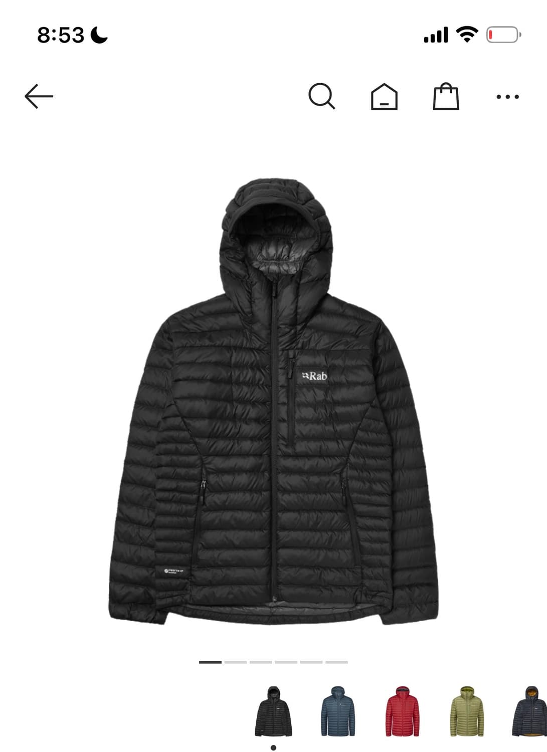 랩 경량패딩 상품이미지2