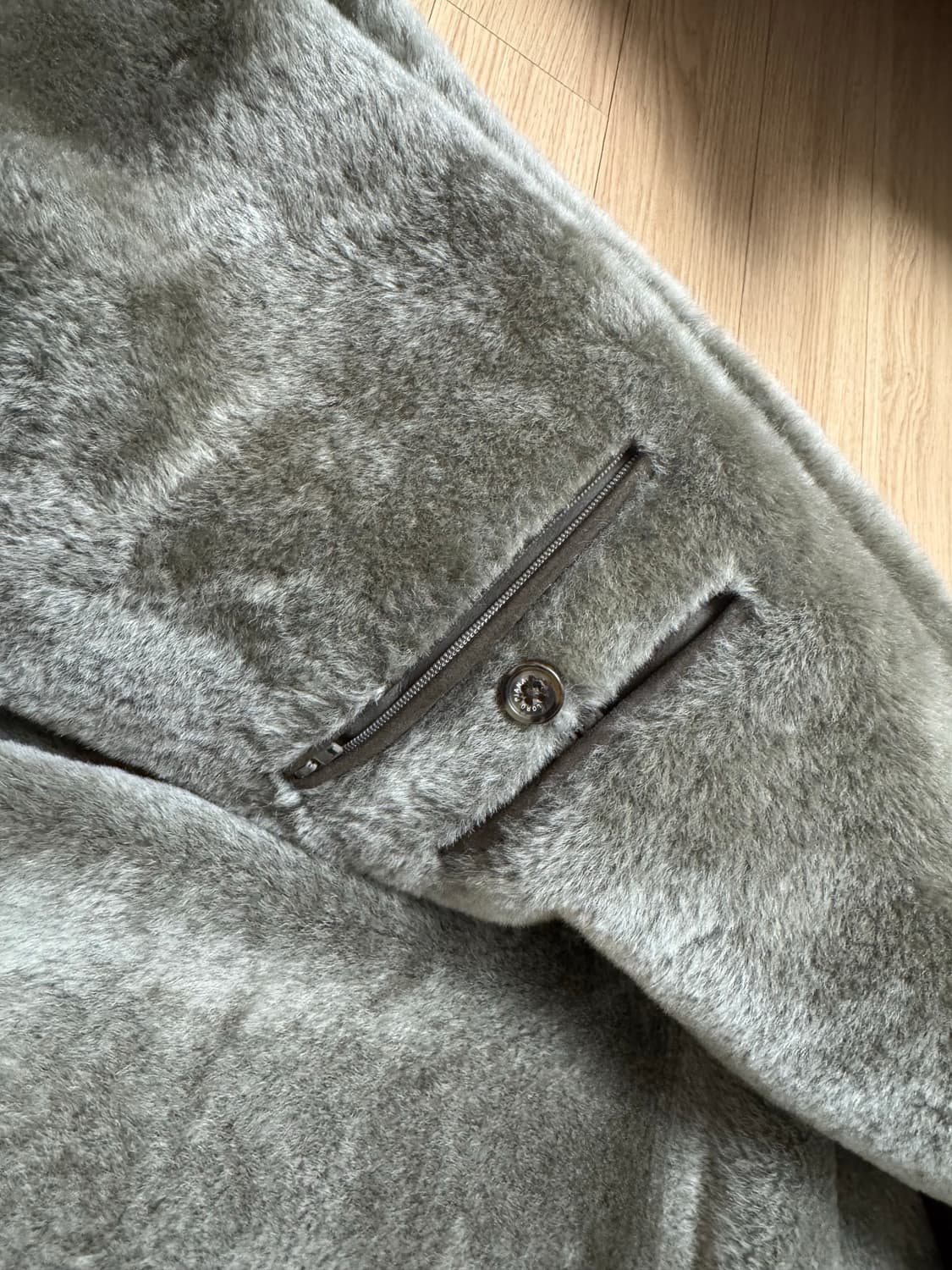 로로피아나 스웨이드 무스탕 코트 상품이미지7