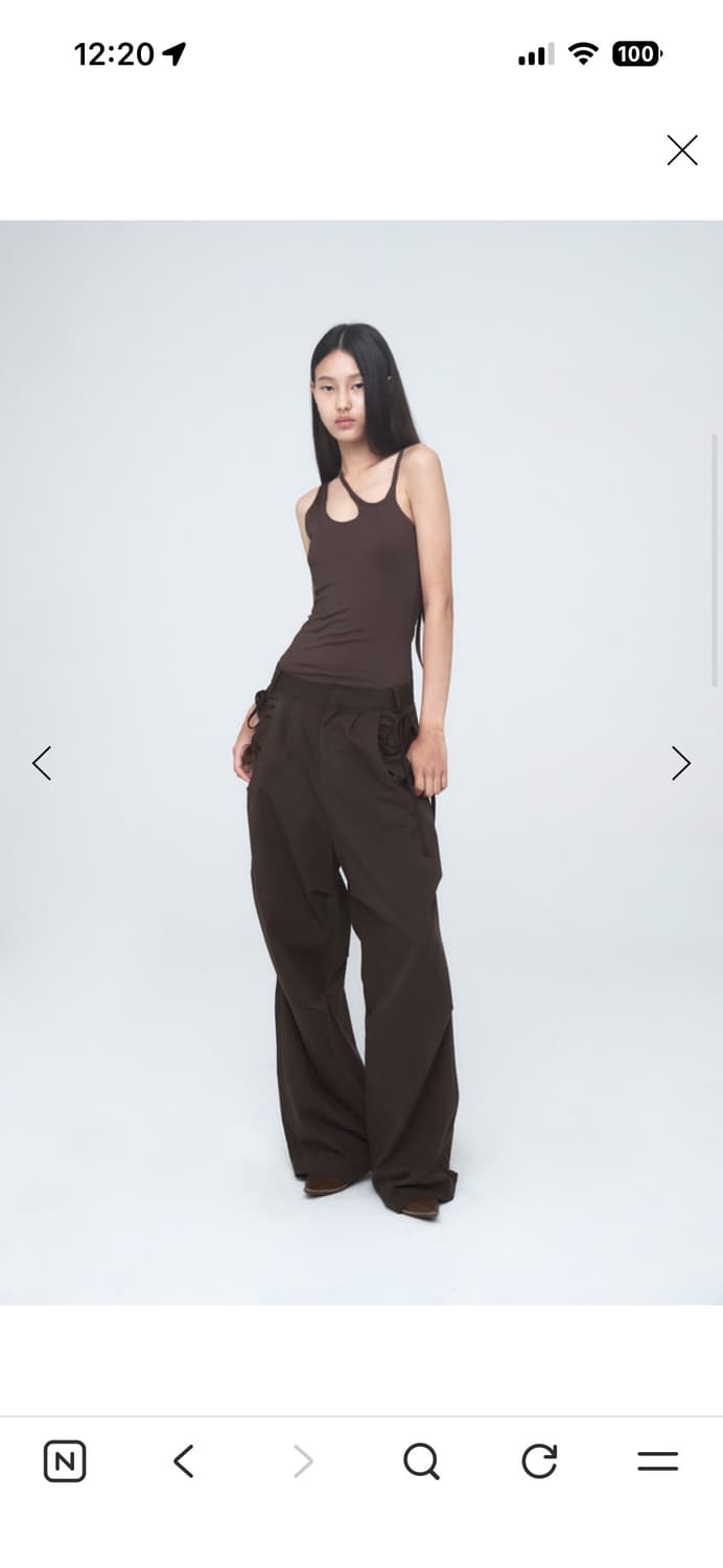 나체 포켓디테일 팬츠 상품이미지1