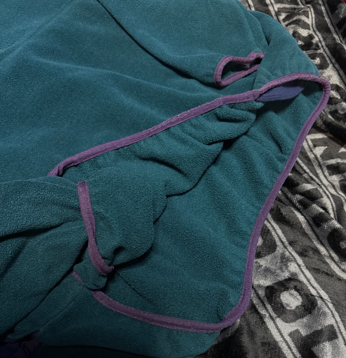 엘엘빈 스냅 티 플리스 풀오버 틸 퍼플 상품이미지5