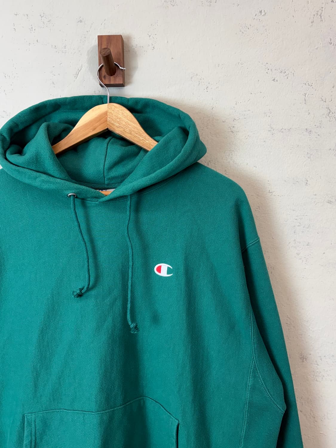 챔피온 리버스위브 후드티 그린 상품이미지2
