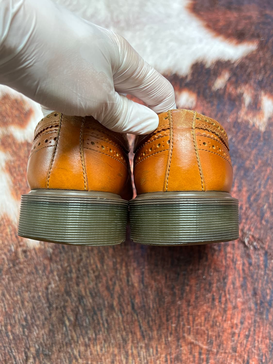 [250] 닥터마틴 브로그 윙팁 로퍼 오렌지브라운 상품이미지4