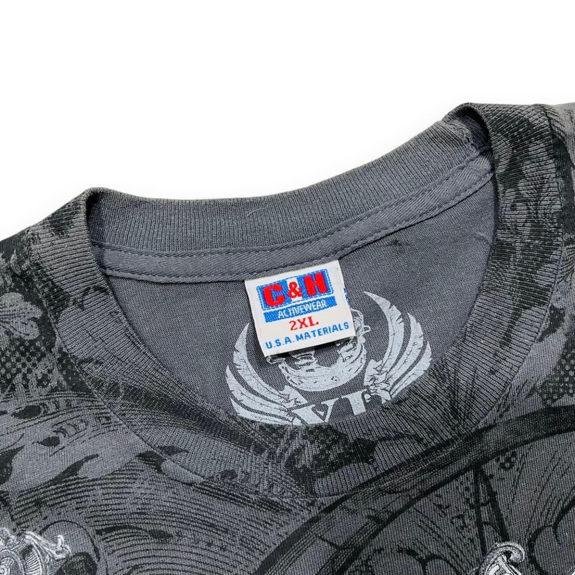 C&H 크로스 르네상스 타투 아카이브 빈티지 반팔 티셔츠 상품이미지6