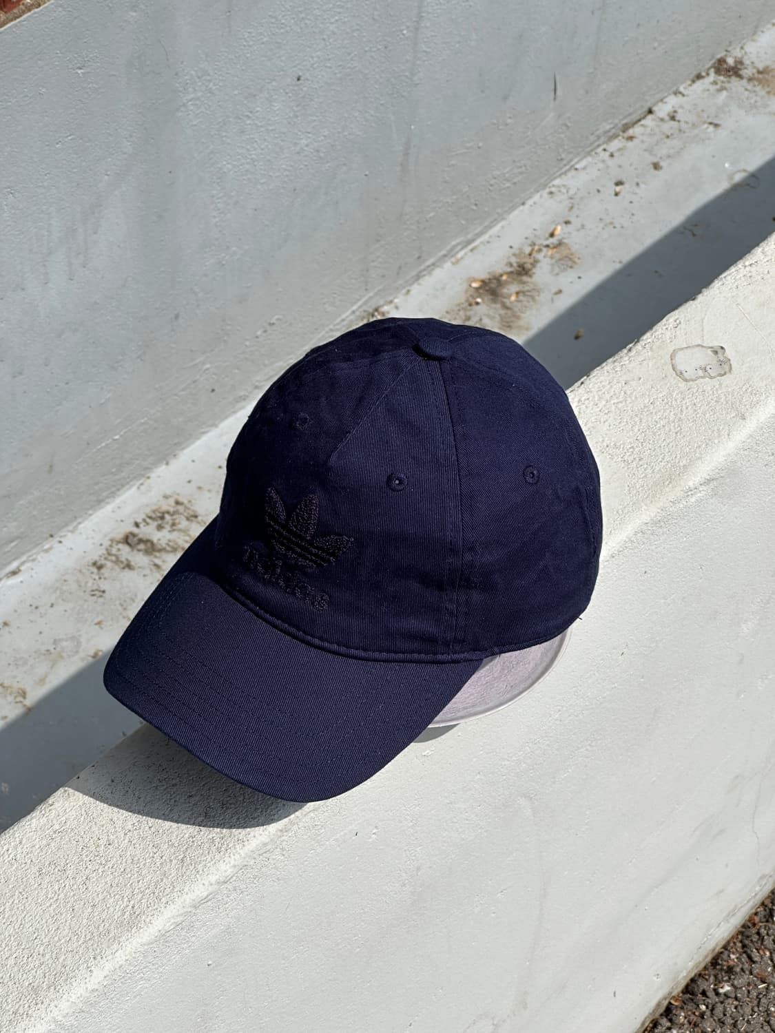 [F] 아디다스 오리지널 트레포일 로고 네이비 볼캡 모자 상품이미지2