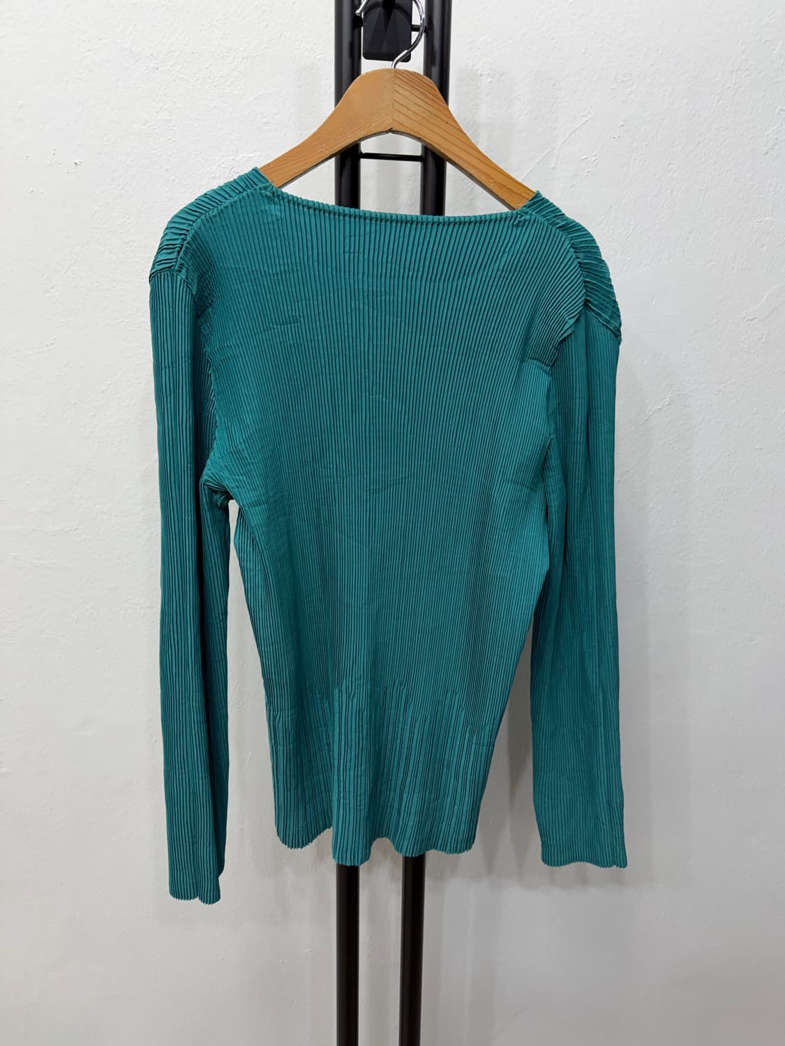 정품) 플리츠미 긴팔 티셔츠 그린 F 상품이미지4