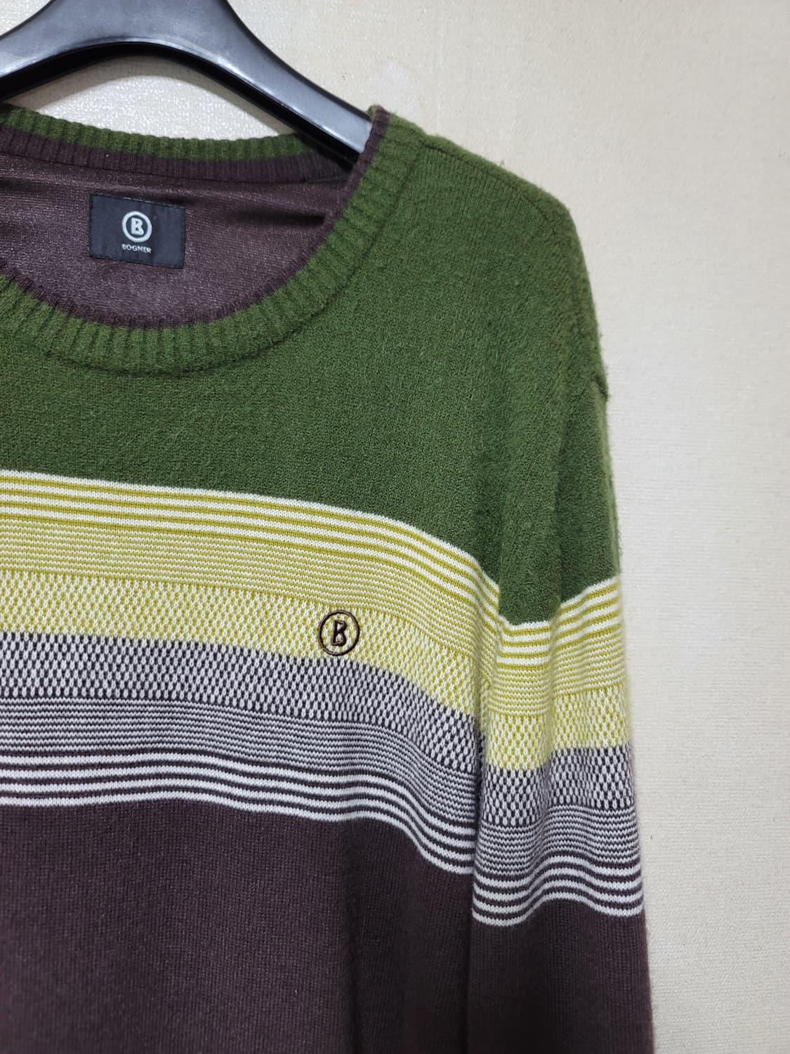 보그너 캐시미어 혼방 방풍니트 상품이미지3