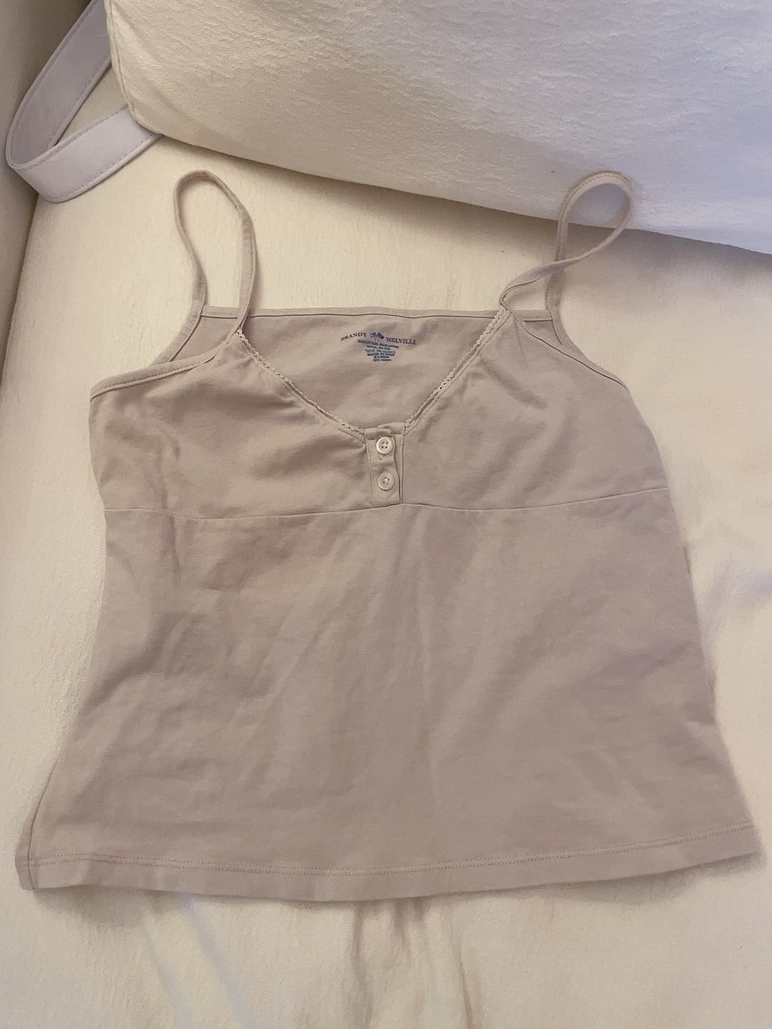 브랜디멜빌 티파니 버튼 나시 탑 베이지 상품이미지1