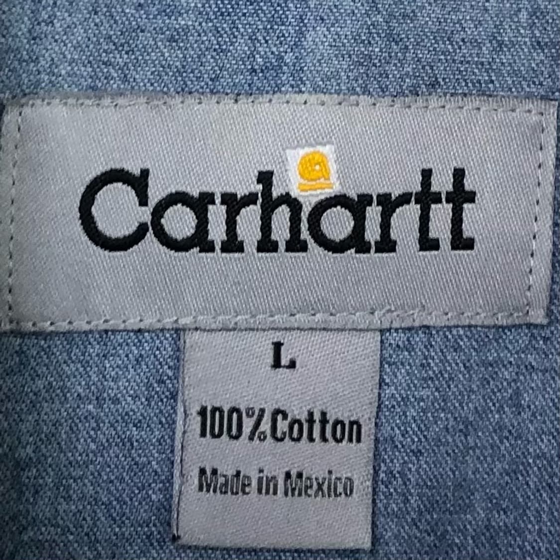L 칼하트 데님 셔츠 상품이미지3