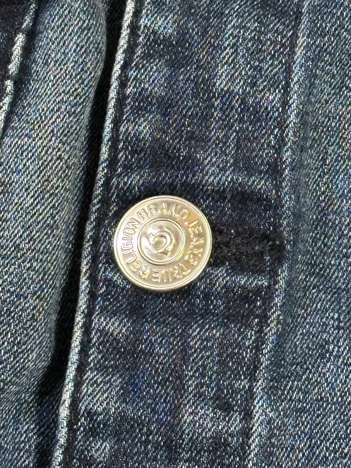 트루릴리전 TRUE RELIGION 투포켓 후드 데님 자켓 상품이미지3